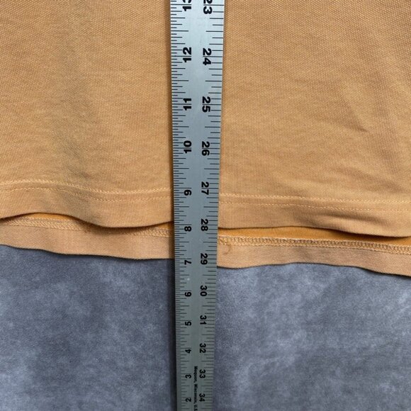 IZOD Advantage Performance Polo Shirt Mens Large Orange Natural Stretch Golf - Picture 7 of 10